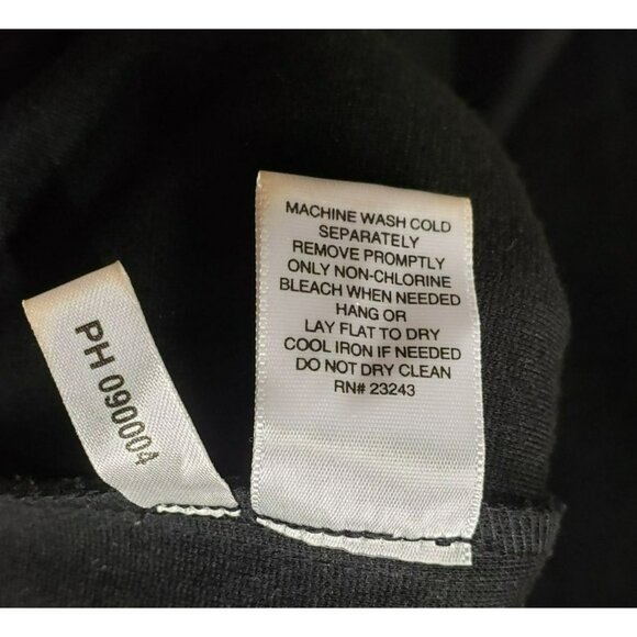 New York & Company Sleeveless Dress, Black & White Striped, Ruffle, XL, Side zip - Picture 3 of 7